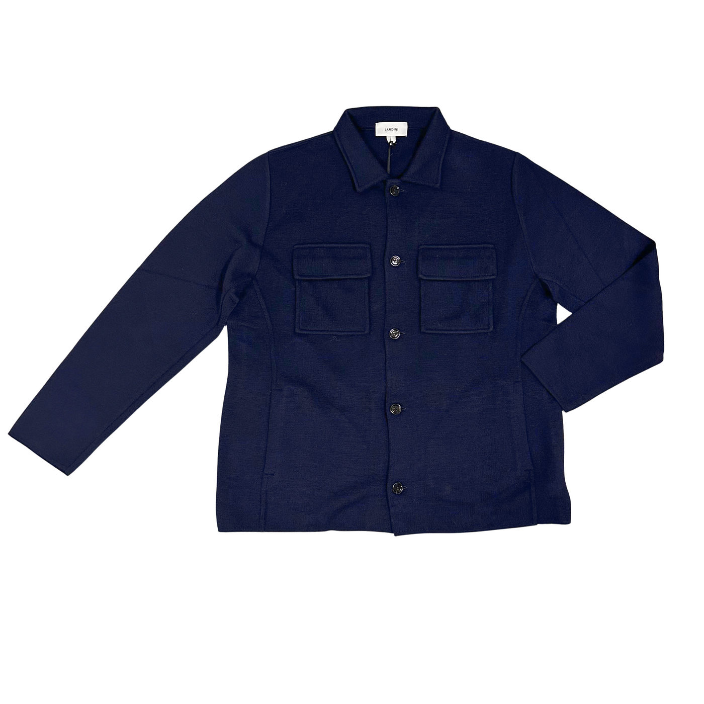 Lardini Navy Strik Cardigan