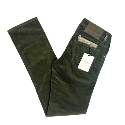 Jacob Cohën Grøn Fløjls Jeans