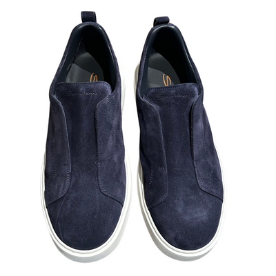 Santoni Navy Sneakers