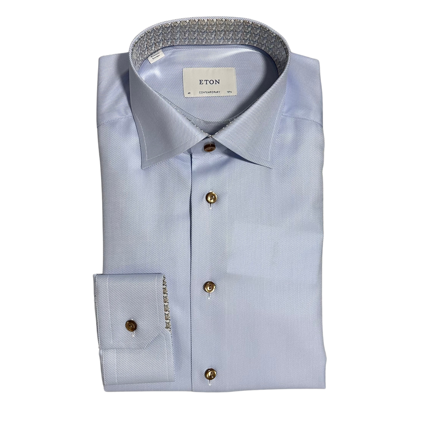 Eton Lyseblå Skjorte
