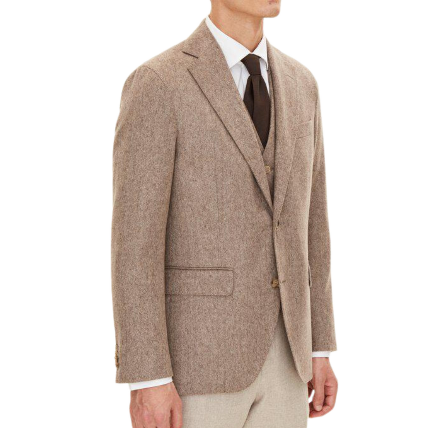 Oscar Jacobson beige blazer