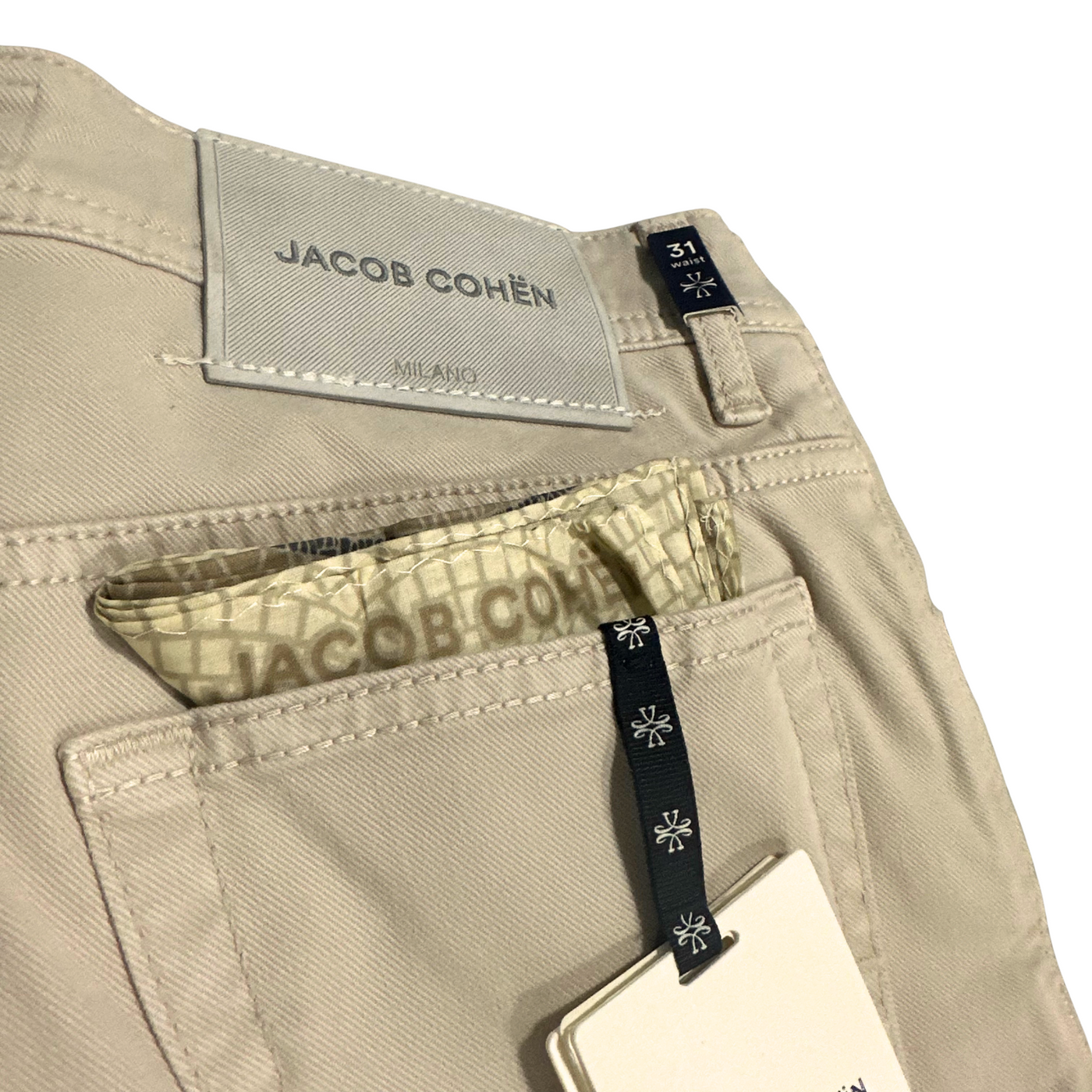 Jacob Cohën Beige Jeans