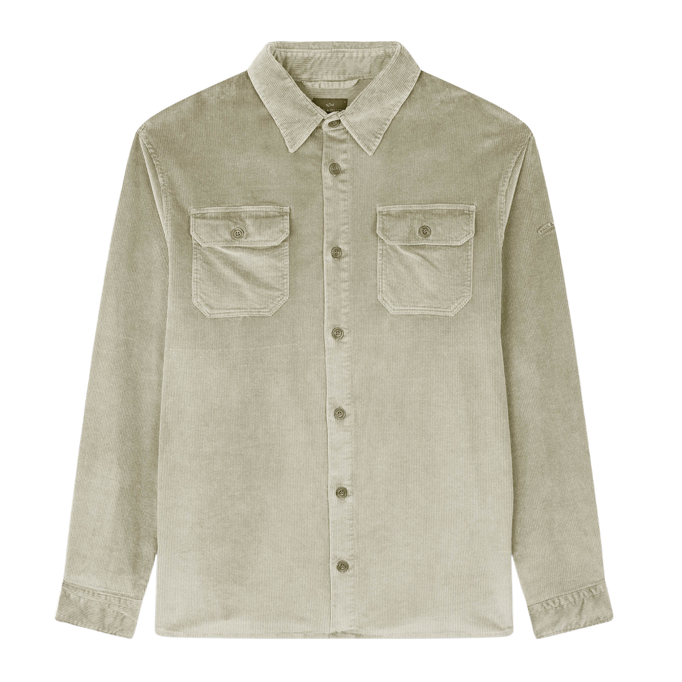 Paul & Shark Beige Fløjls Overshirt
