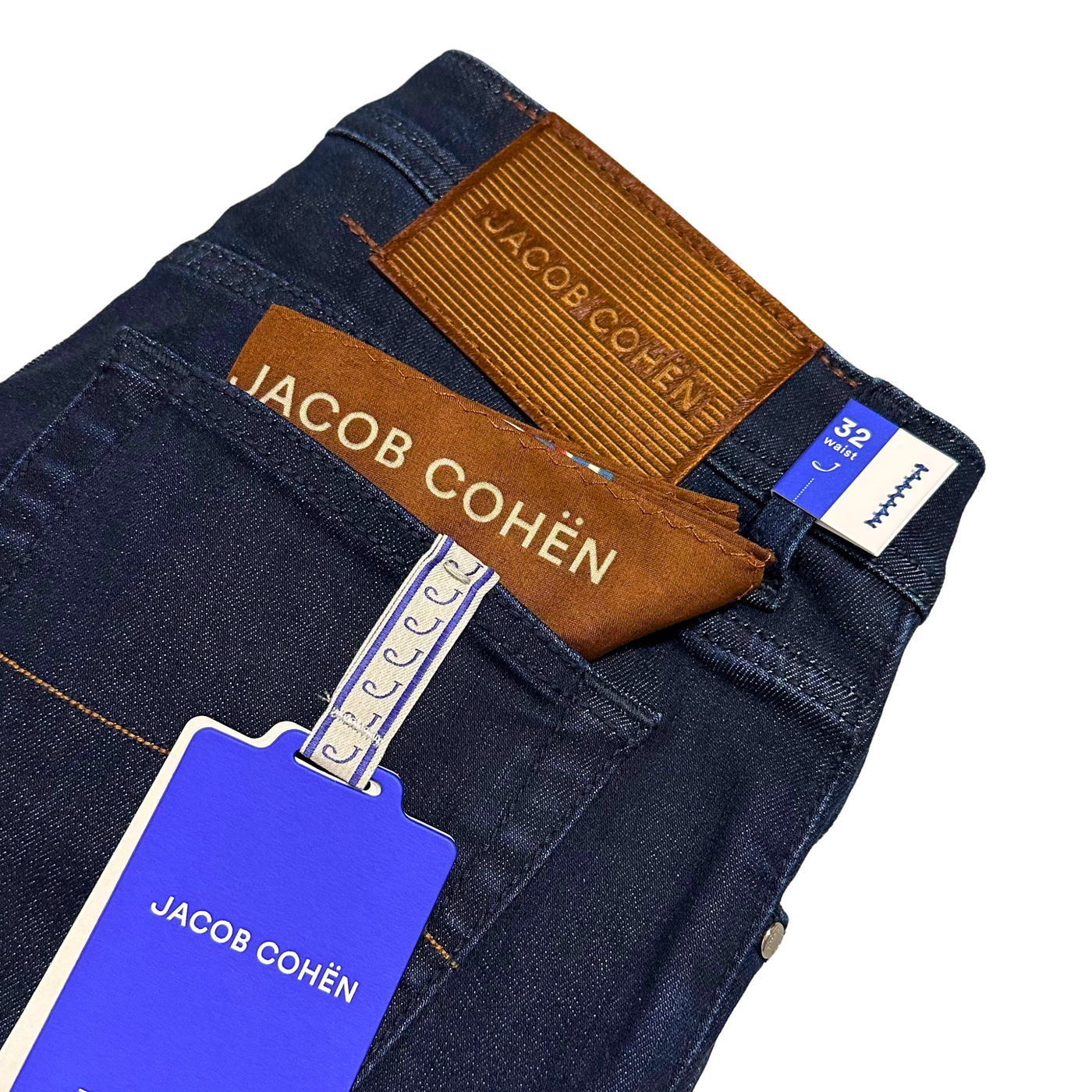 Jacob Cohën Mørkeblå Jeans