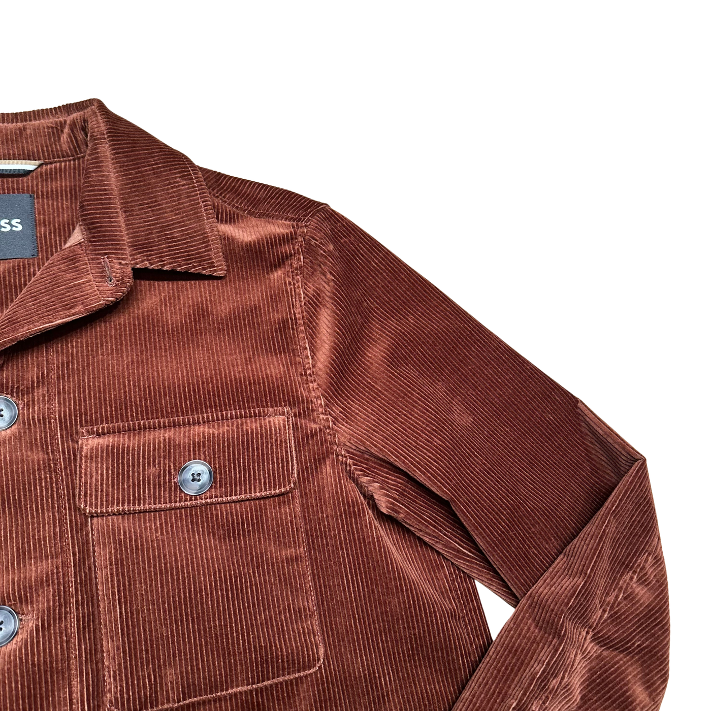 BOSS Orange Fløjls Overshirt