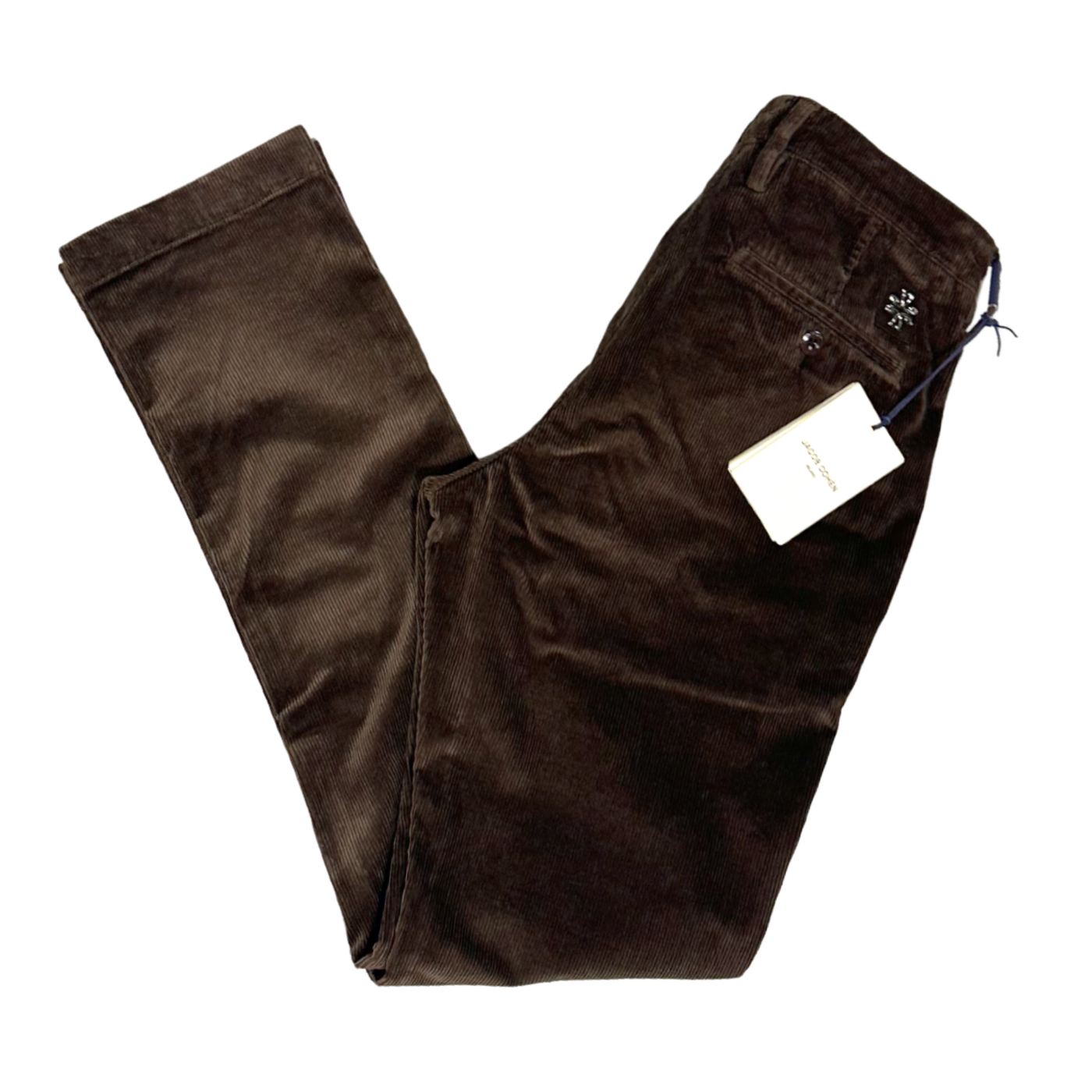 Jacob Cohën Mørkebrune Fløjls Chinos