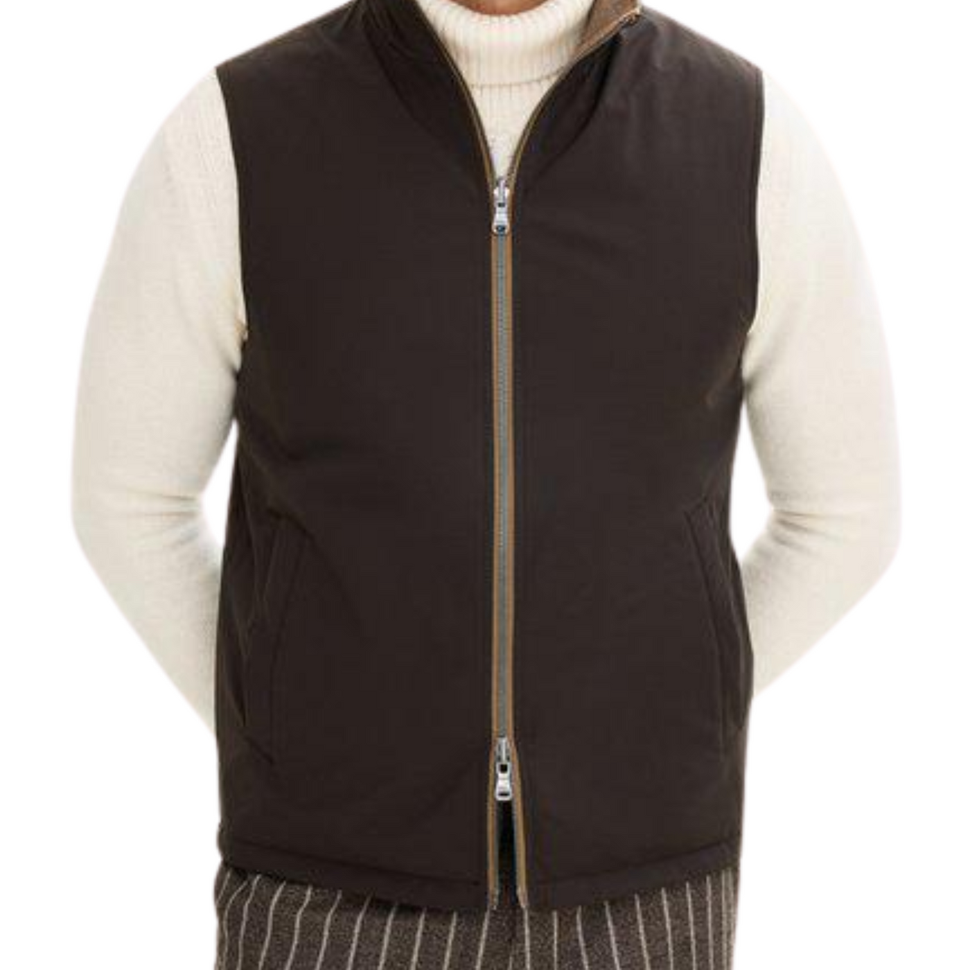 Oscar Jacobson Brun Dobbeltsidet Vest