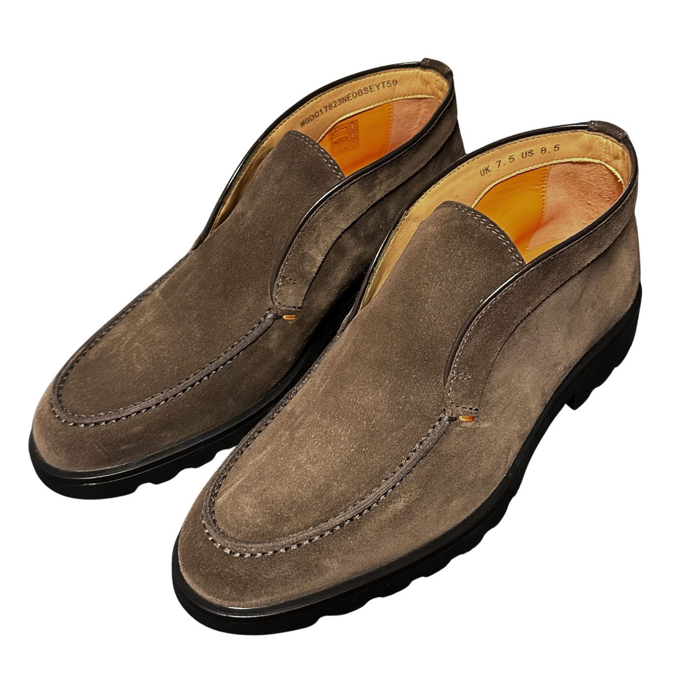 Santoni Mørkebrun Støvler