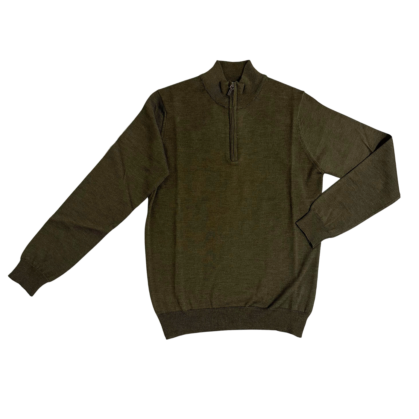 Due Signori Grøn Halfzip Strik