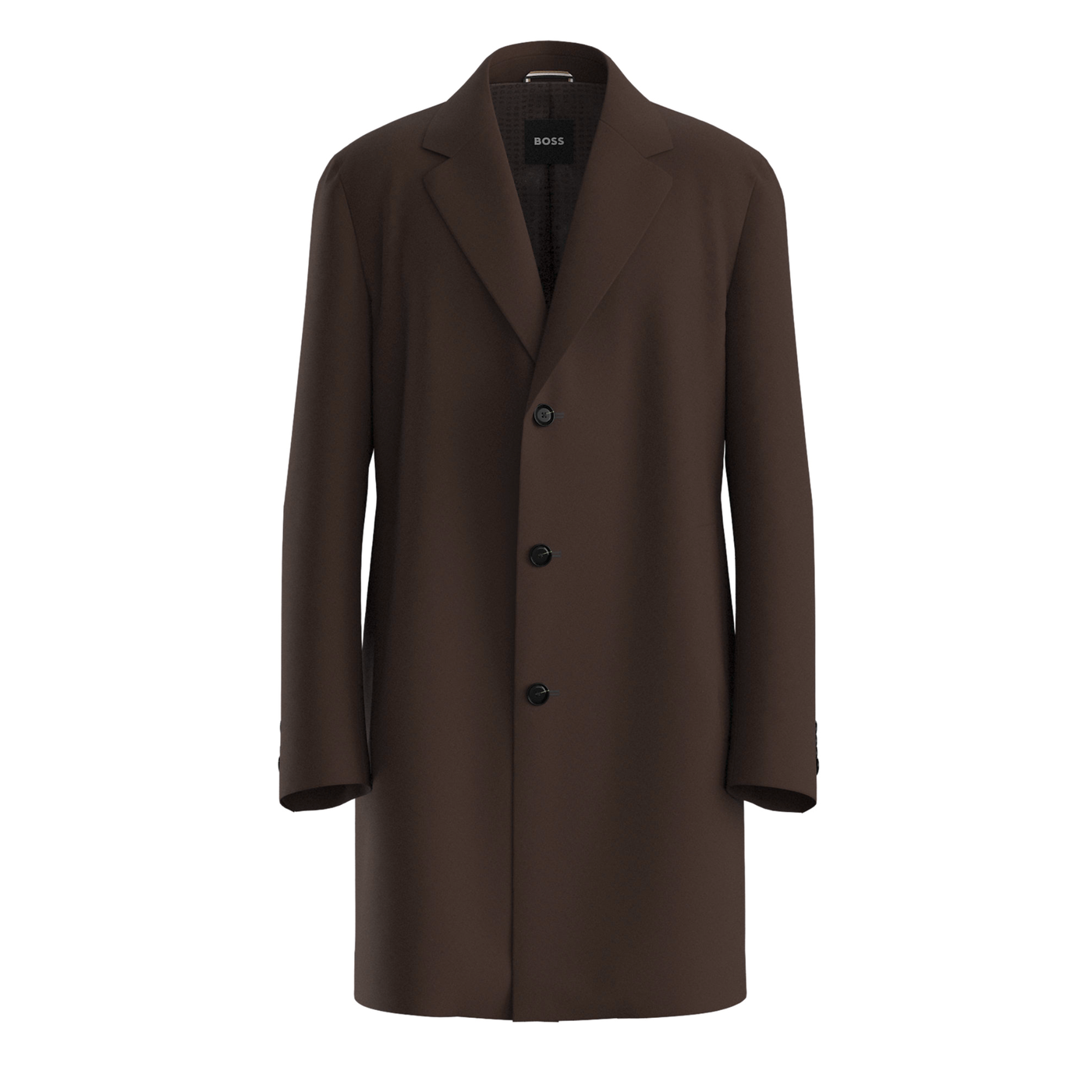 BOSS Mørkebrun Frakke