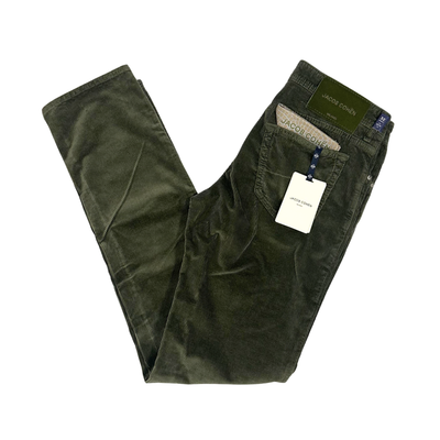 Jacob Cohën Mørkegrøn Fløjls Bukser