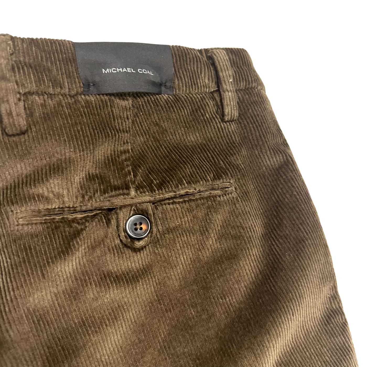Michael Coal Brun Fløjls Bukser