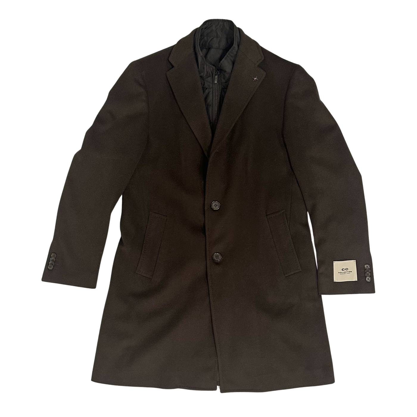 Corneliani Mørkebrun Frakke