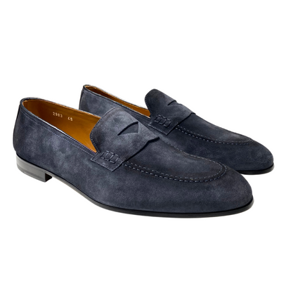 Doucal's Loafers in Navy Blue