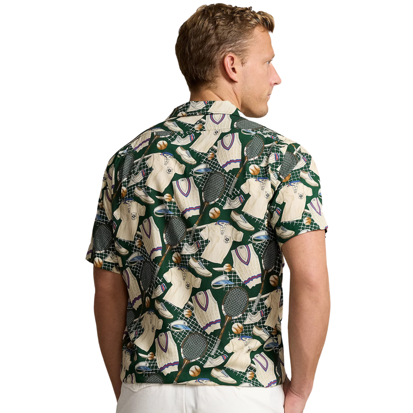 Ralph Lauren Wimbledon Classic Fit Short Sleeve Print Shirt
