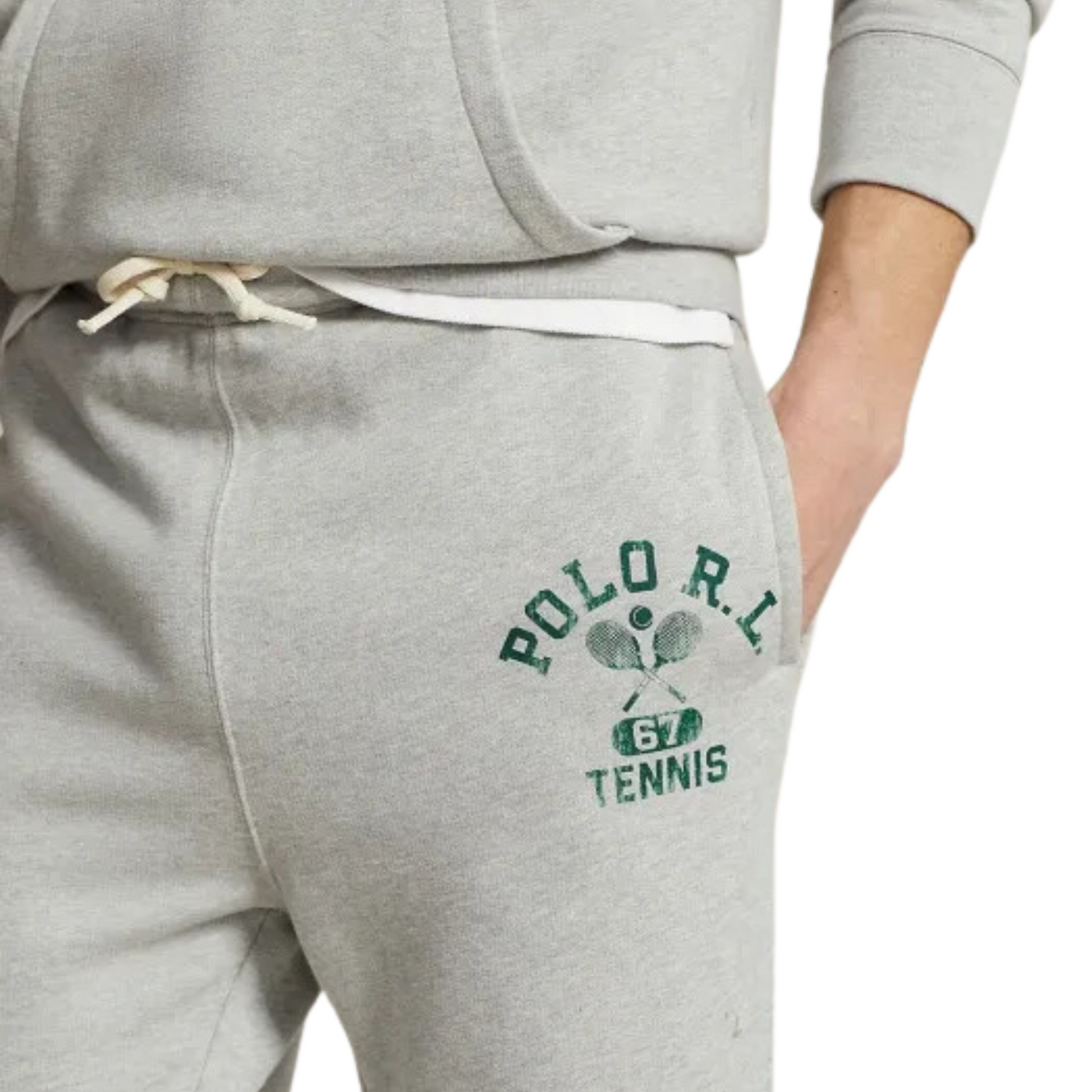 Ralph Lauren Wimbledon Sweatpants i Grå