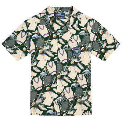 Ralph Lauren Wimbledon Classic Fit Short Sleeve Print Shirt