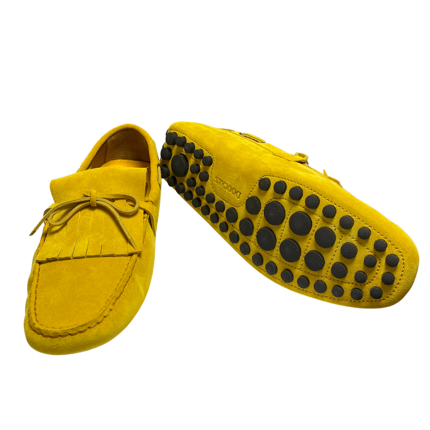 Doucal's Moccasin Loafers in Yellow