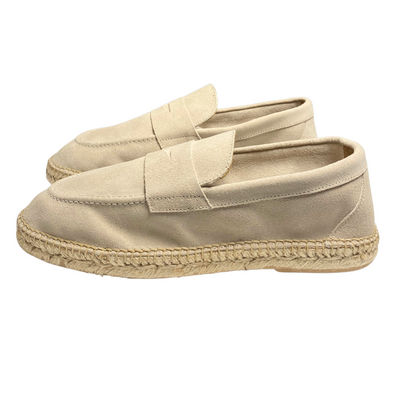 Lardini espadriller i sandfarve