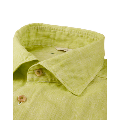 Linen shirt from Stenströms In Lime green 