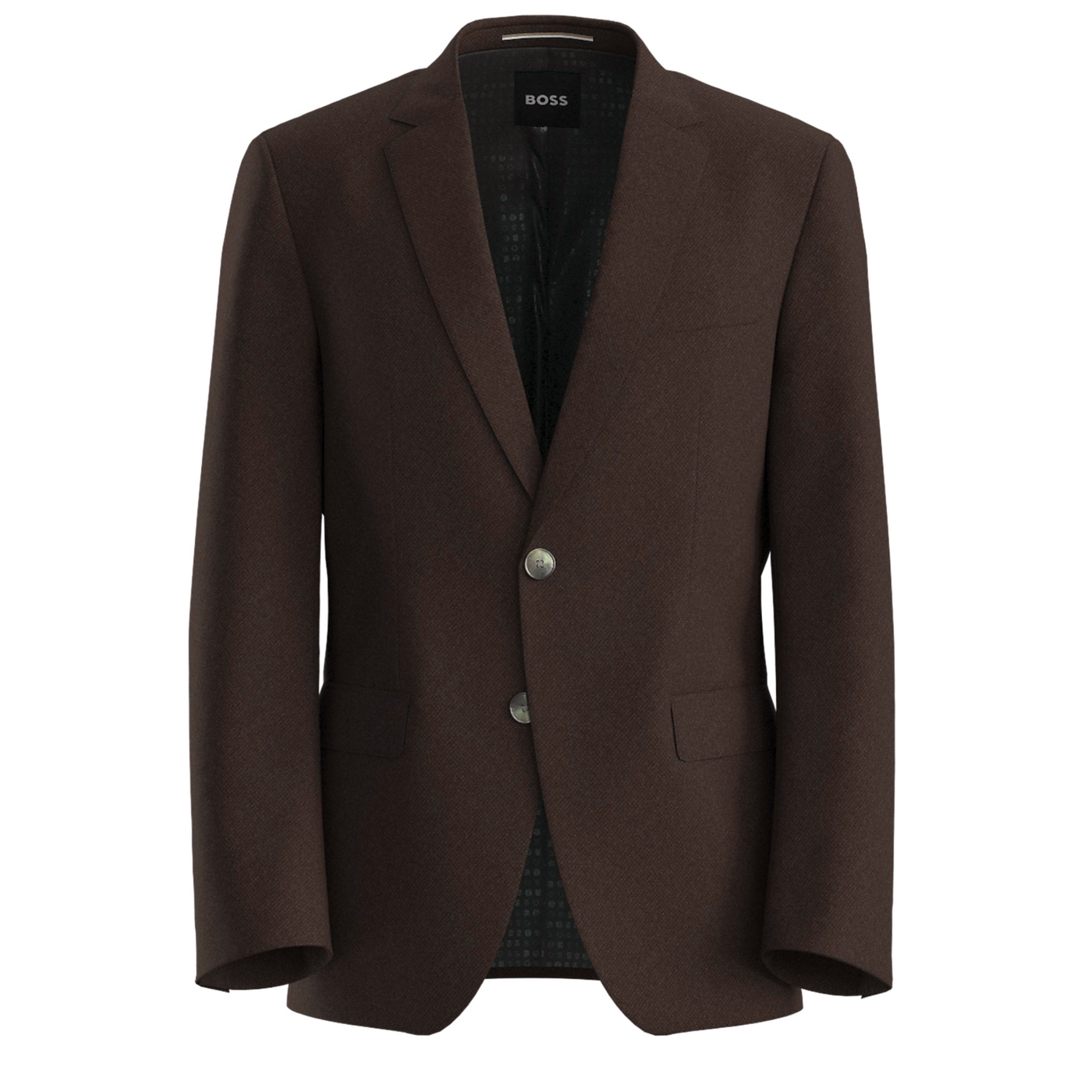 BOSS Mørkebrun Blazer Jakke