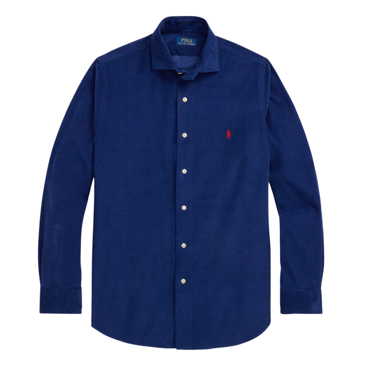 Ralph Lauren Navy Fløjls Skjorte