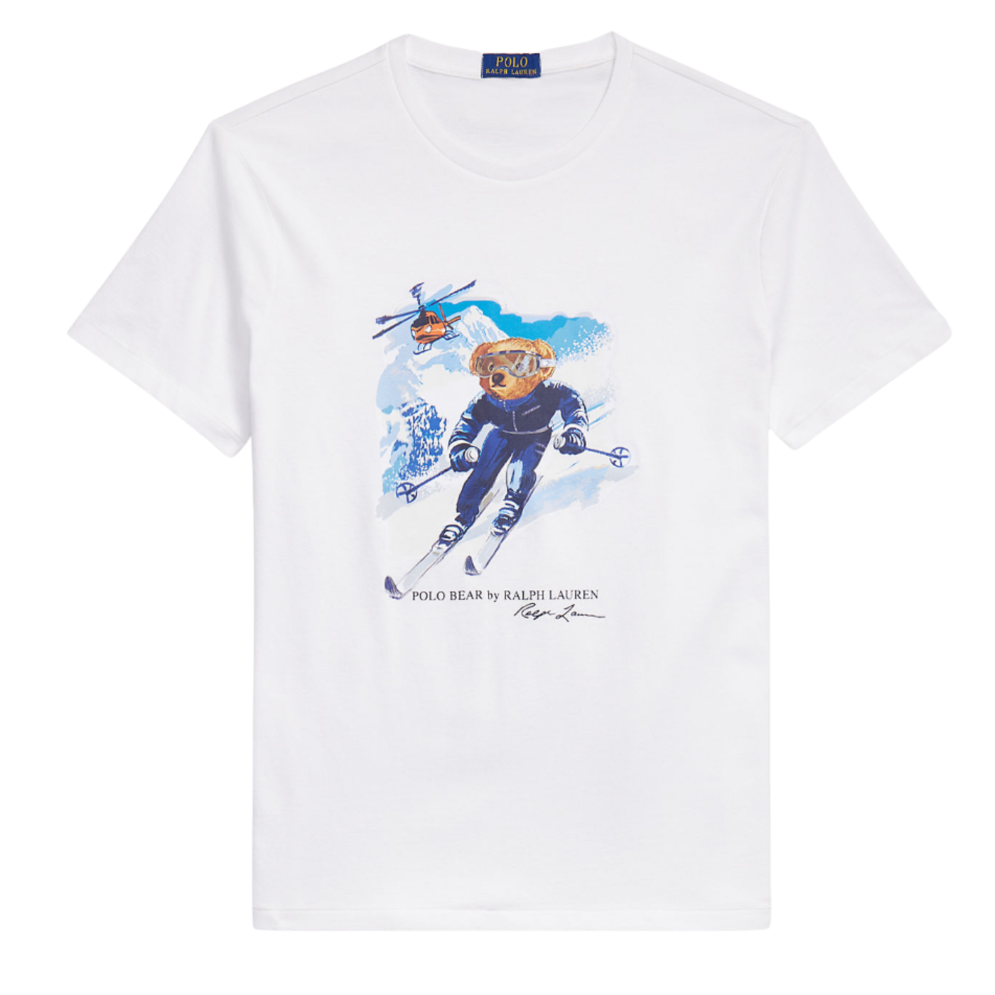 Ralph Lauren Hvid Polo Bear T-shirt
