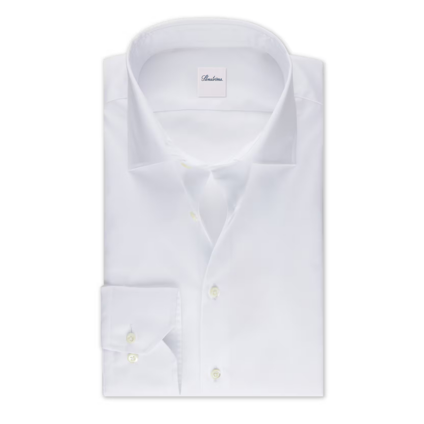 Stenströms Hvid Skjorte Med Ekstra Lange Ærmer