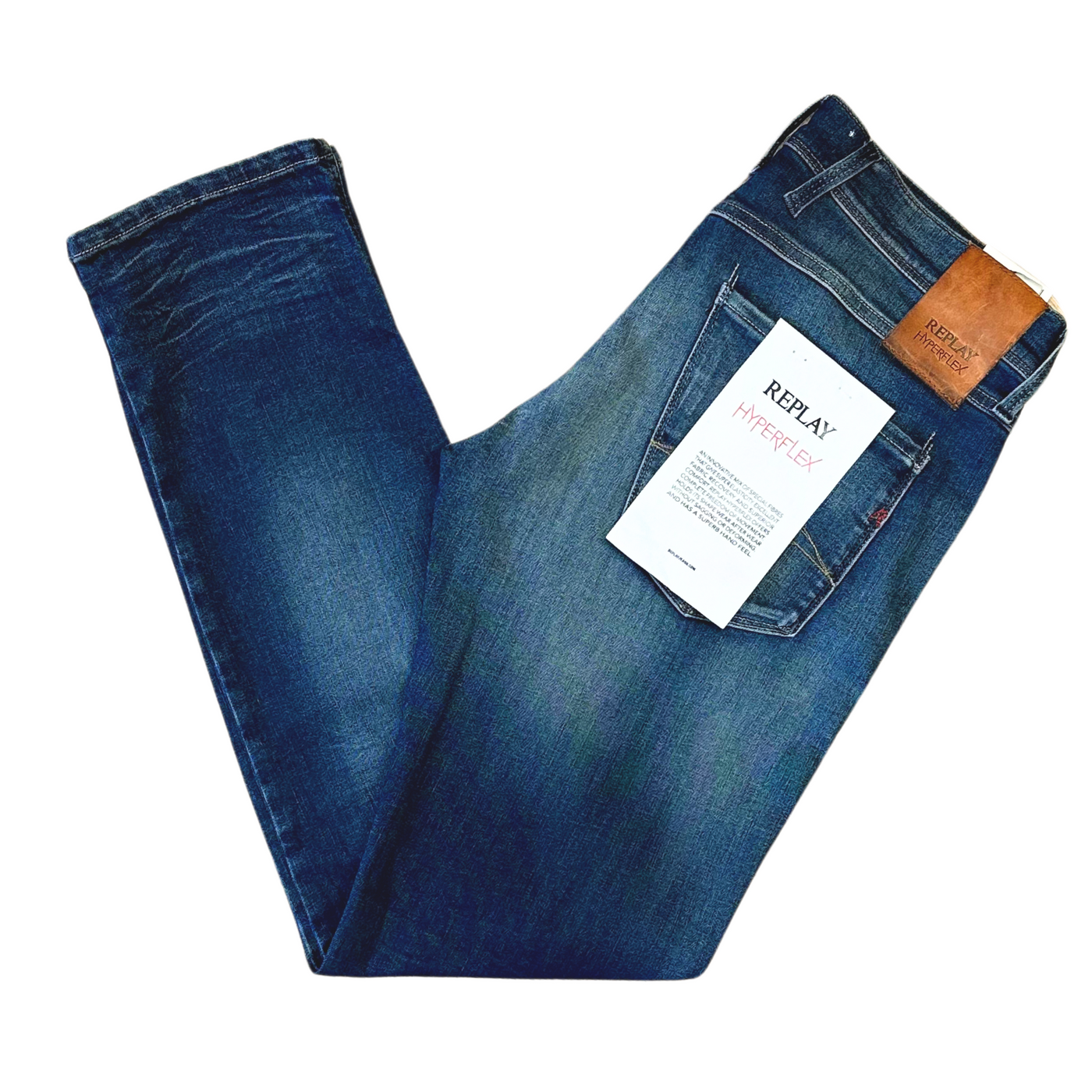 Replay Hyperflex Blå Jeans