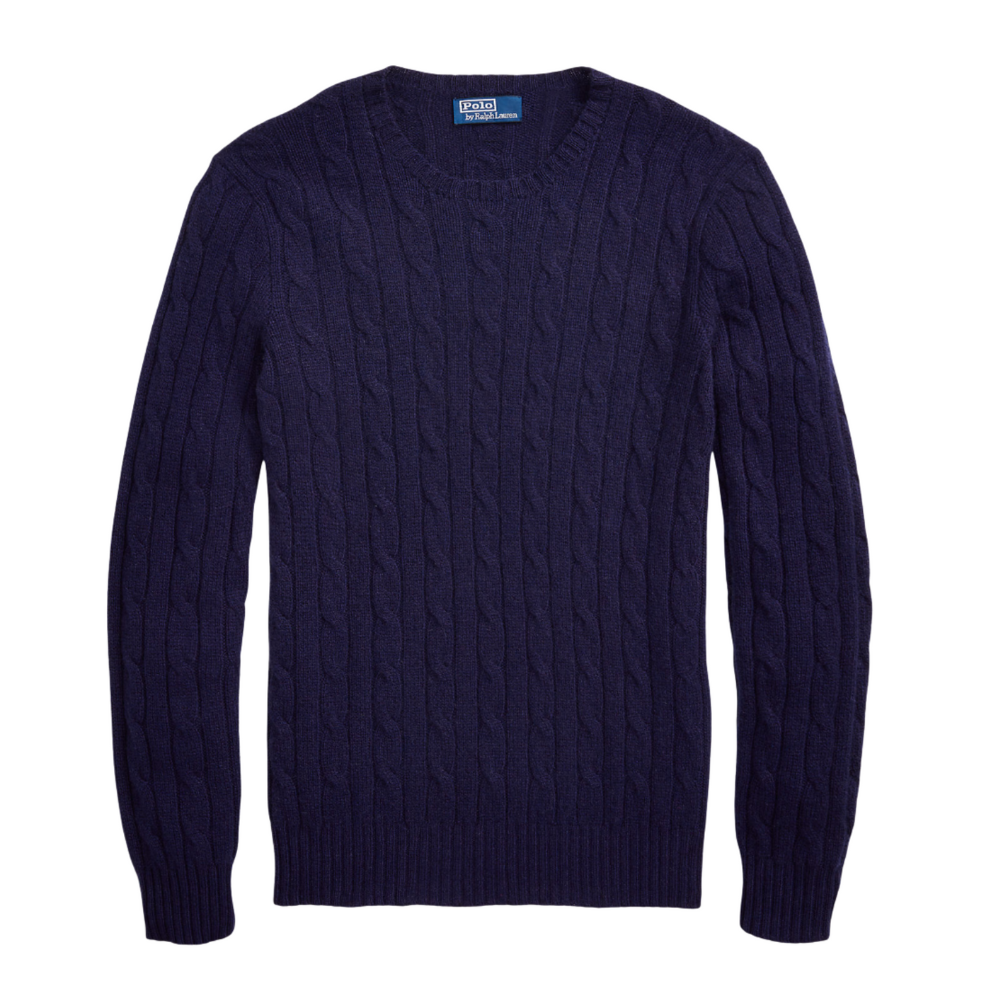 Ralph Lauren Navy Cashmere Strik
