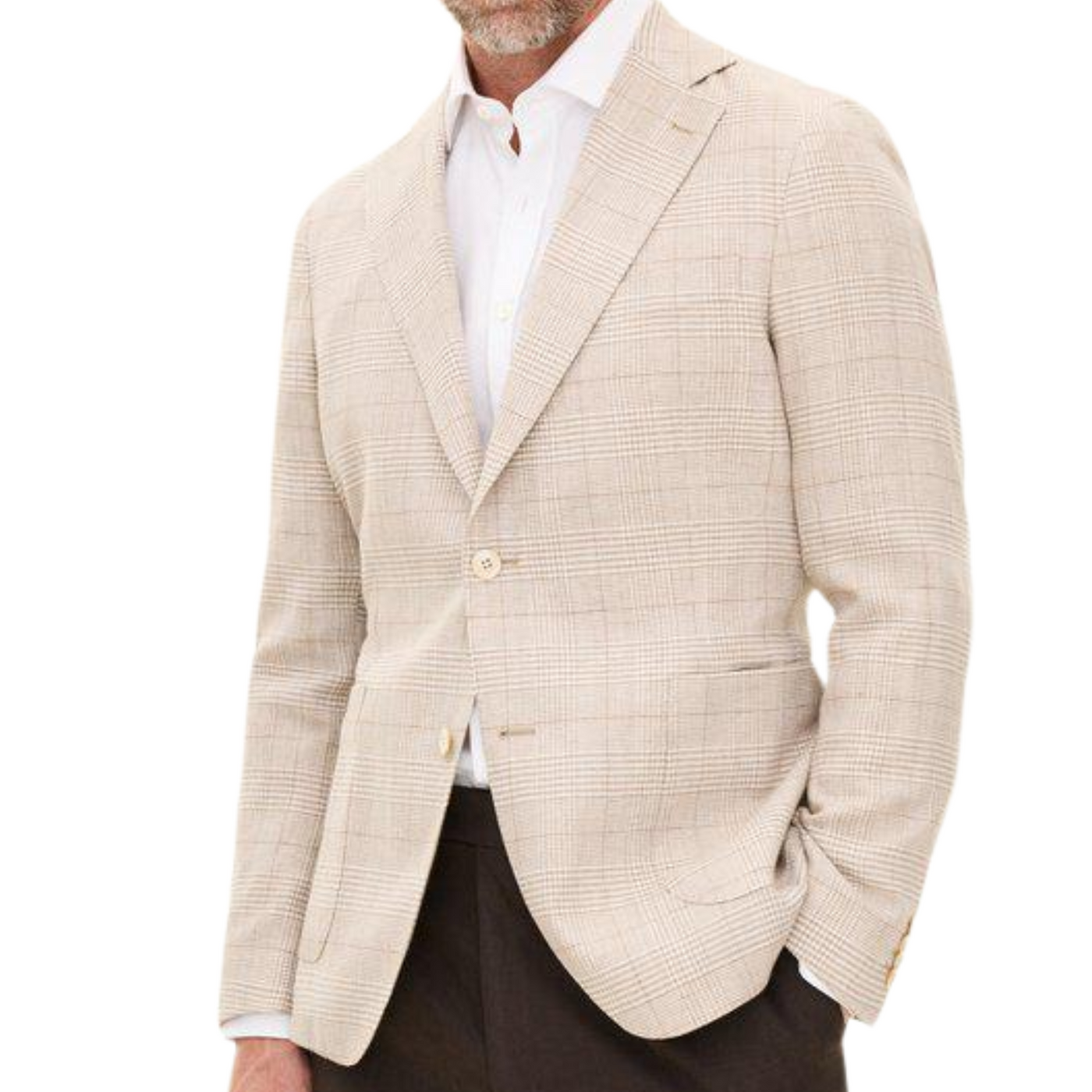 Oscar Jacobson Beige Ferry Blazer Jakke