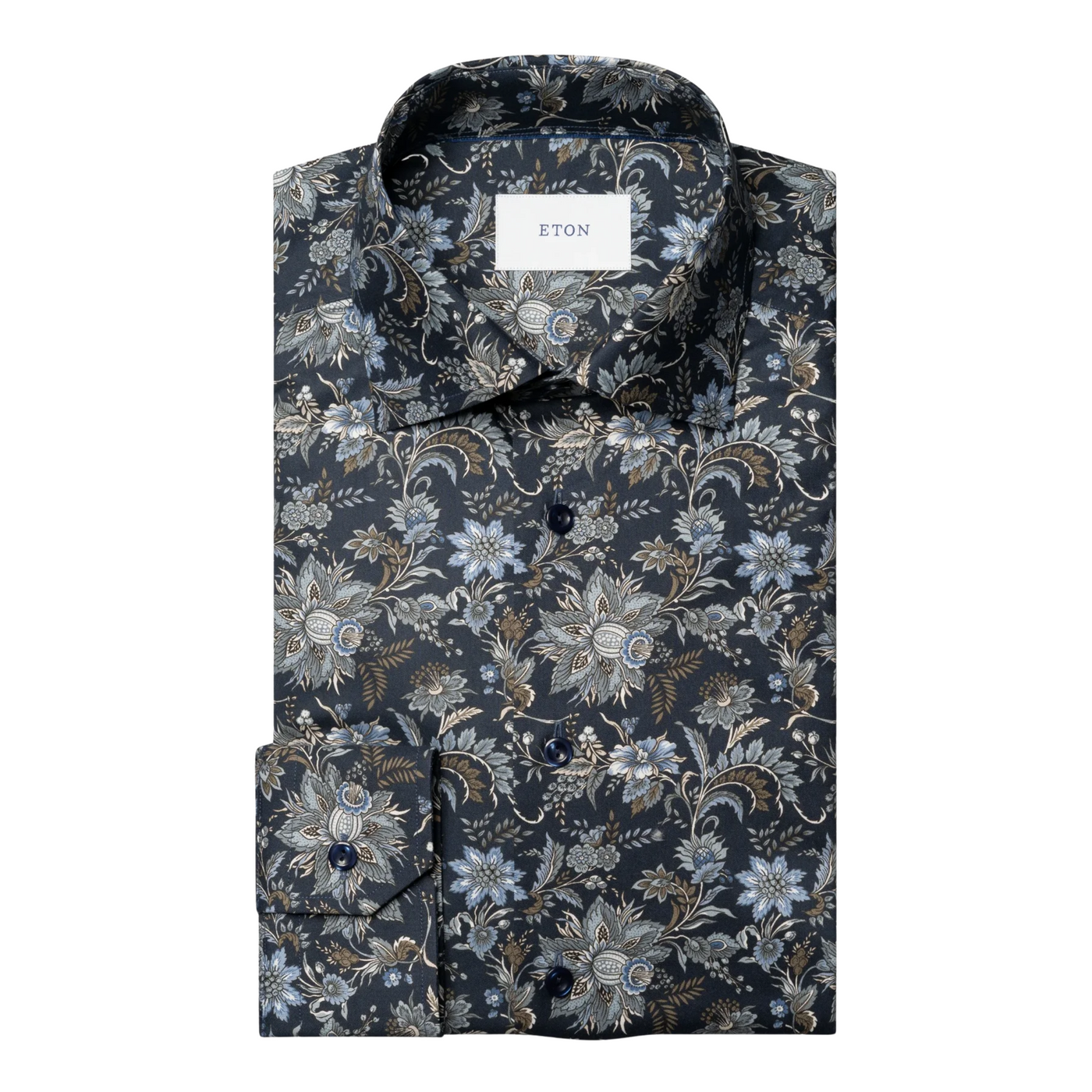 Eton Mønstret Multi Contemporary Skjorte