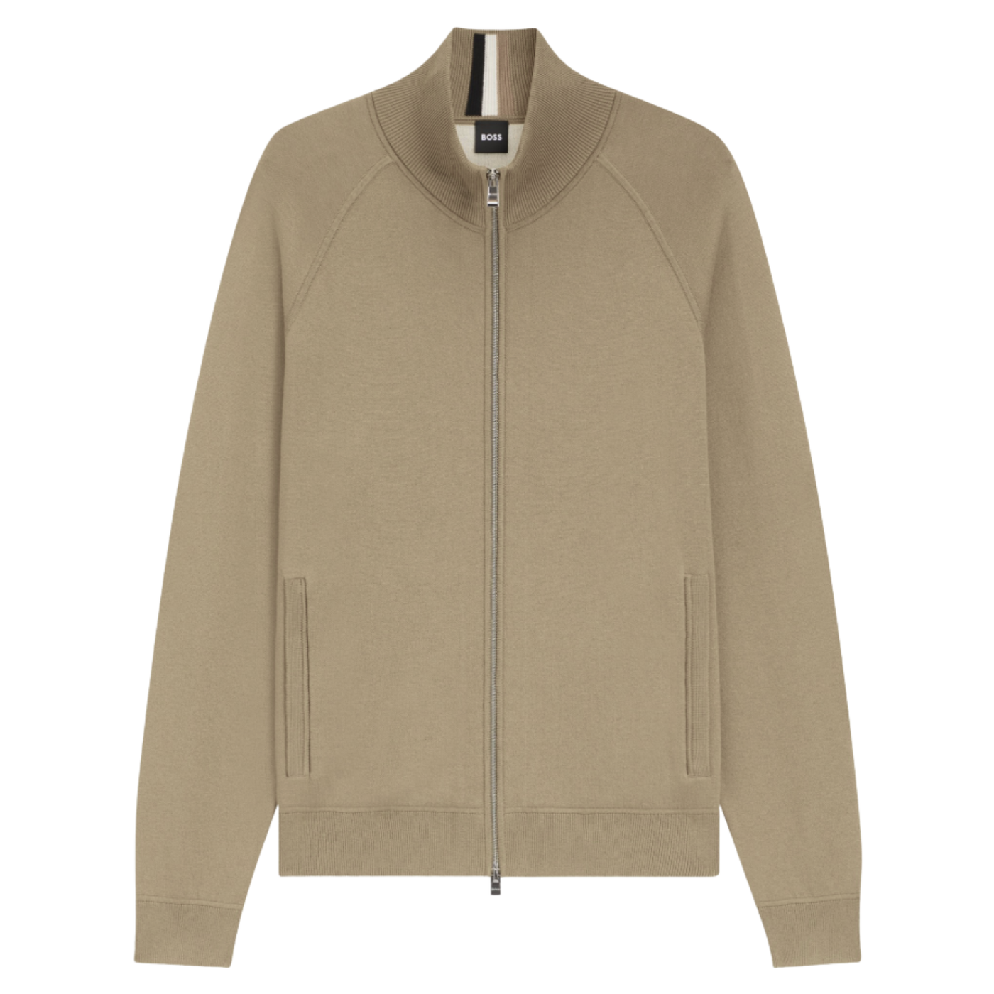 BOSS Brun Zip Cardigan