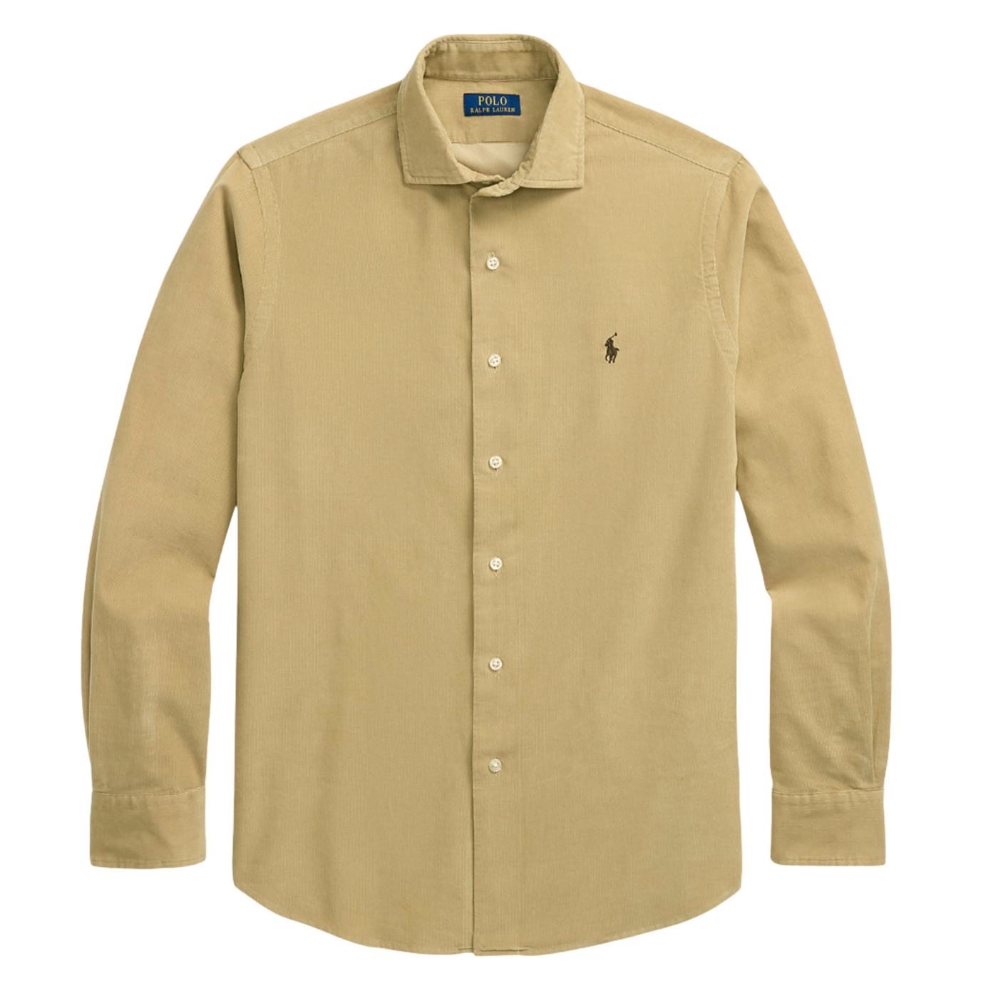 Ralph Lauren Beige Fløjls Skjorte