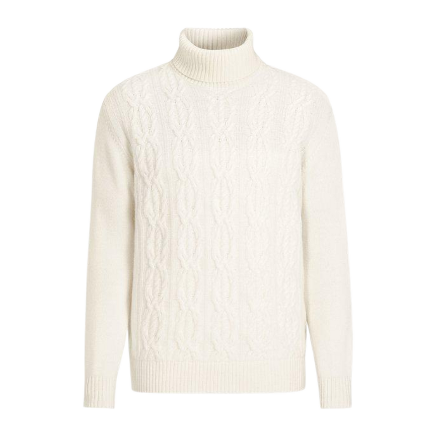 Oscar Jacobson Offwhite Rullekrave Strik