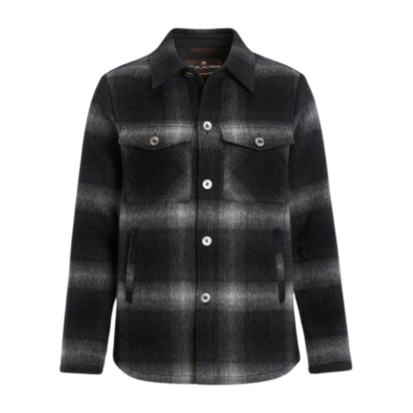 Oscar Jacobson Ternet Koksgrå Overshirt