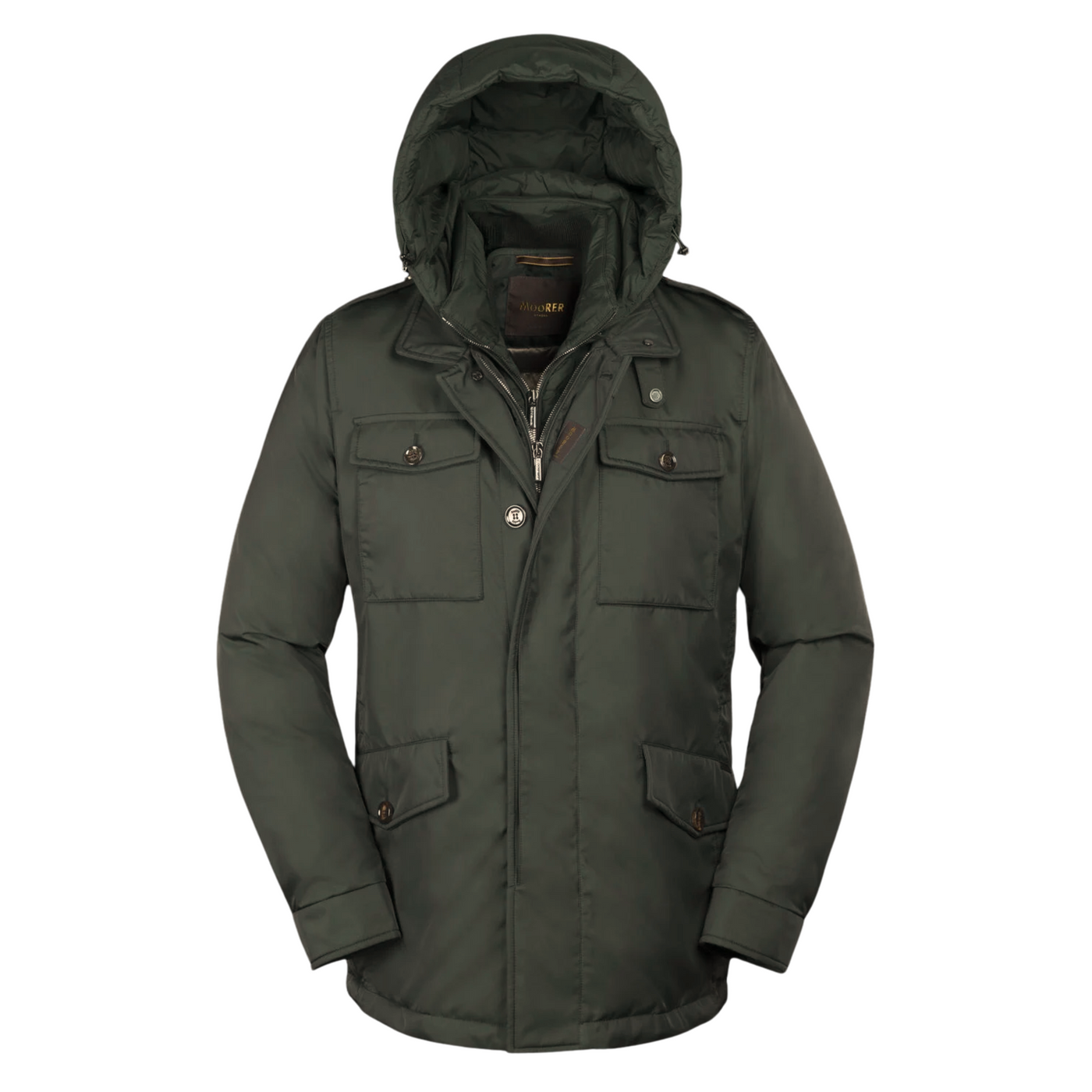MooRER ISAC-WK Grøn Dun Jakke
