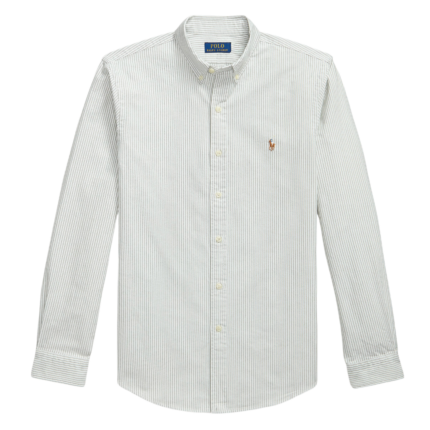 Ralph Lauren Oxford Stribet Grøn Skjorte