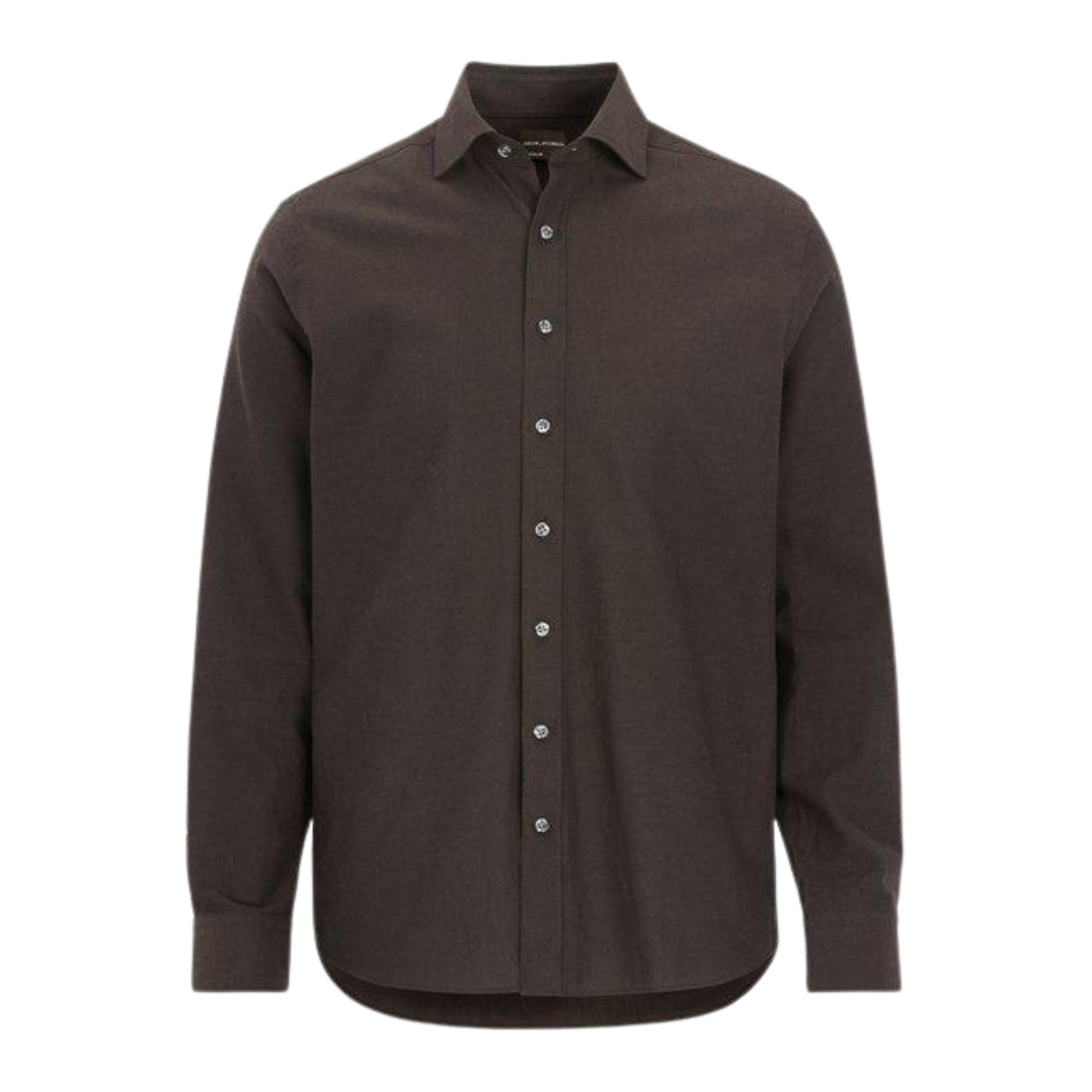 Oscar Jacobson Mørkebrun Skjorte