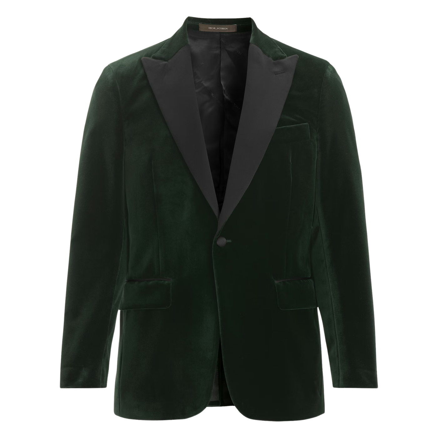 Oscar Jacobson Grøn Blazer Smoking Jakke