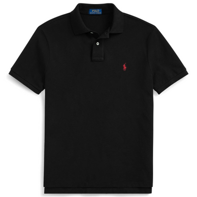 Ralph Lauren Polo Custom Slim Fit i Lyserød