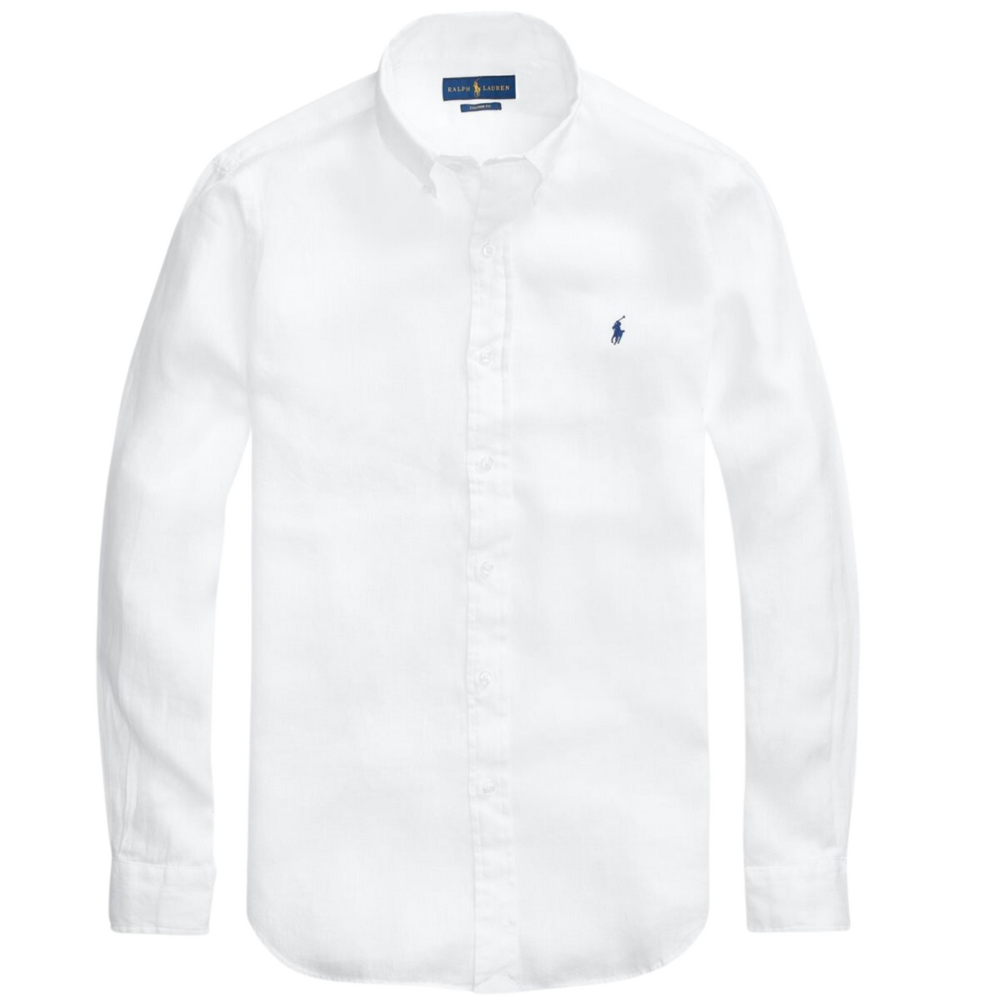 Ralph Lauren Skjorte Linen Slim Fit White