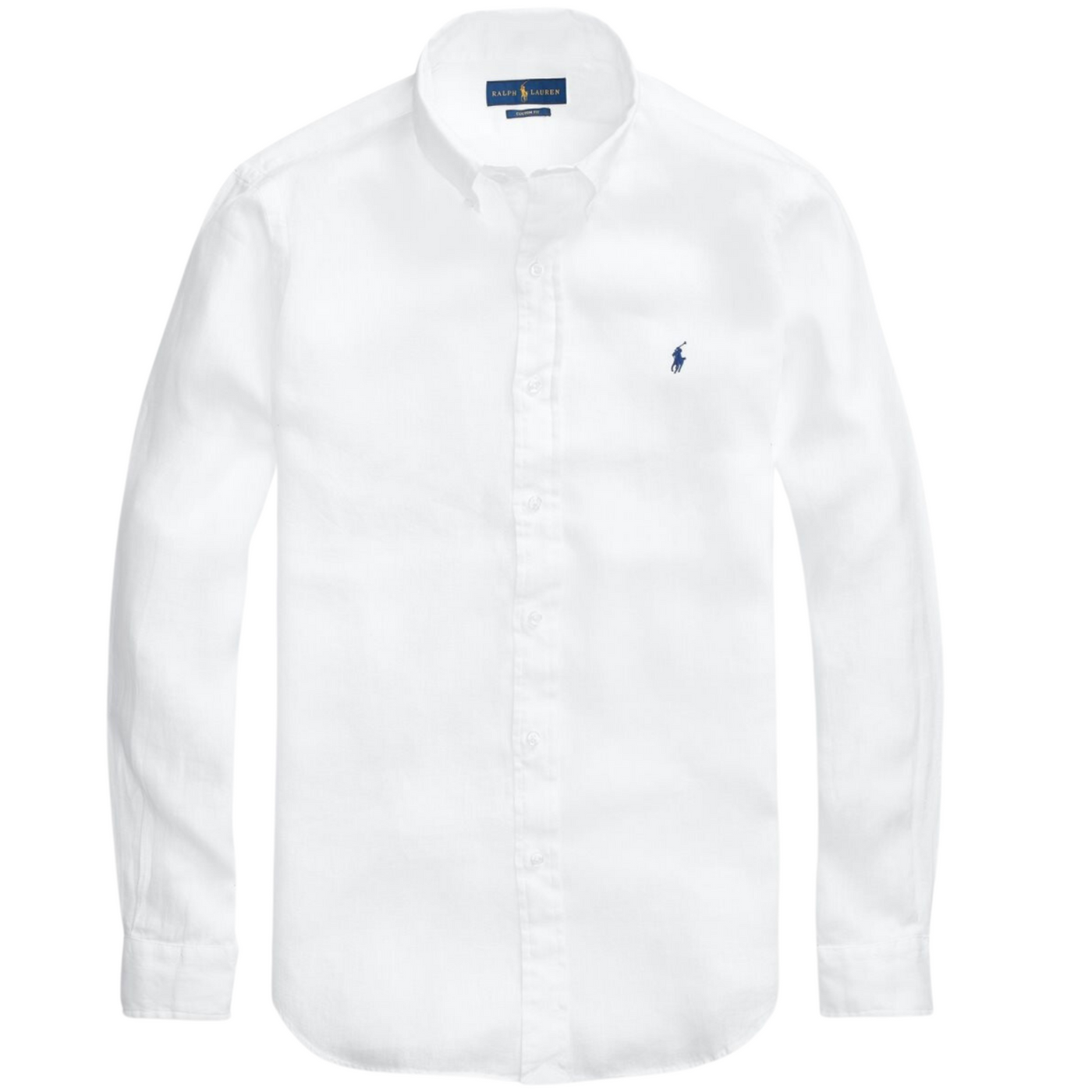 Ralph Lauren Skjorte Linen Custom Fit White
